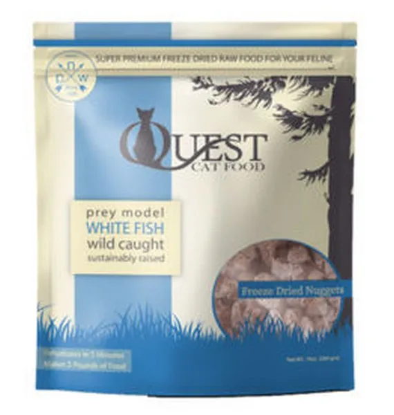 10oz Steve's Quest White Fish Freeze Dried Nuggets For Cats - Health/First Aid